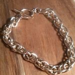 Twisted Link Chain Ion Plated Rose Gold Over Stainless Steel Bracelet (8 Inch) Photo 1