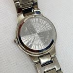 Faded Glory Vintage  moon phase date women’s watch pink dial silver tone running Photo 5