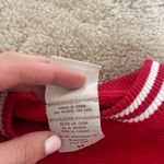 Vintage Red Nebraska Huskers retro preppy oversized crewneck size medium Photo 8