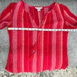 Tommy Bahama  Paramour Red Striped Top Sz XSP Photo 8