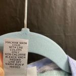 Catherines 2X Blue Striped Casual Button Up Shirt Lightweight Comfy Relaxed Photo 5