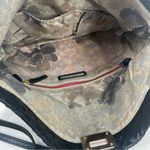 Elliott Lucca Black Leather Crossbody Bag Pebbled Woven‎ Convertible Photo 11