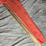 Lululemon  Rise and Flow Pant Mesh Criss Cross Size 4 Orange Coral EUC Photo 4