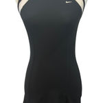 Nike  Tennis Dress Sleeveless Black White Athletic Sporty Activewear Photo 0