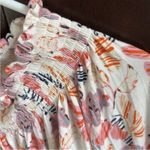 Free People Like New  Lexington Ivory Floral Off Shoulder Top Size XS Photo 5