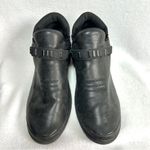 Bzees  Barista Biker Booties Shoes 10 10M Vegan Black Ankle Boots Slip On Photo 2