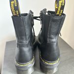 Dr. Martens Black Boots with Yellow Stitching Sz 7 Photo 3