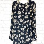 ASOS dress 2 mini bell sleeves cut out floral party long sleeve pleats. Photo 2