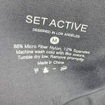 Set Active Women's M Sculptflex Leggings Gray Purple Nylon Spandex Athletic Photo 4