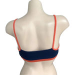Wow Size Small Sports Bra, Coral and Blue. Made in Brazil. New Without Tags Orange Photo 2