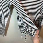 Cherish ✨  Women’s Black & White Striped Long Sleeve Cinches Small Photo 5