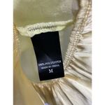 Serpenti Yellow Lulu Sheer Mesh Satin Puff Sleeve Fairy Babydoll Dress Size M Size M Photo 3