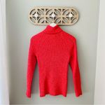 Sundance  Ribbed Turtleneck Sweater Red Sz Small Photo 3