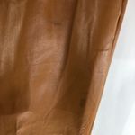 Elie Tahari Womens Faux Leather Pants Pull On Wide Leg Brown S Photo 1