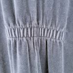 Victoria's Secret Vintage Country Jumpsuit Pajamas Medium Blue Velvet Cottagecore Photo 4