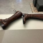 Colin Stuart Boots Elegant Chestnut Lace-Up   Collection 7 1/2 Like New Gorgeous! Photo 7