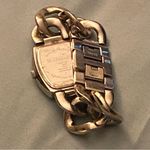 RJ Graziano Chunky Curb Chain Link Watch Stainless Steel Silver Tone Not Working Photo 1