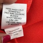 Market & Spruce NWT  S orange red coral dress spaghetti straps open back pockets Photo 13