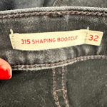 Levi's Levi Jeans Womens 32 Black 315 Shaping Bootcut Stretch Denim Cotton Blend Cowboy Photo 5