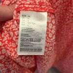 H&M  Women’s Long Floral Viscose Skirt Size 6 red pink Photo 7