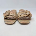 Joie  Claire Slip On Tweed Buckle Sandals Beige Size‎ 7.5 Photo 1