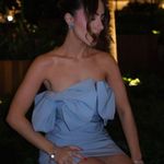 ZARA dress mini bow baby blue fitted bodycon party wedding Photo 6