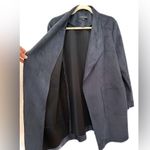 Catherine Malandrino - Faux Leather - Long Line Jacket Topper Photo 1