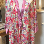 Victoria's Secret Vintage Victoria’s Secret Purple Floral Feminine Romantic Robe Kimono Size M/L Photo 0