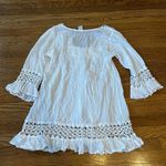 White babydoll dress/ boho dress Size M Photo 7