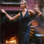 Hunter Bell  Lulu Embroidered Satin Bias Gown Size 0 NWOT Photo 8