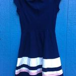 Love...Ady Love…ady Women's Cap Sleeve Fit & Flare Navy Blue Dress Size XL NWT Photo 4