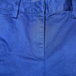 Lands' End  Mid Rise Slim Leg Cropped Pants Womens 8P Blue Petites Casual Office Photo 6