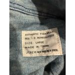 J.Crew  Authentic Workwear Shirt Button Up Denim Blue Size Large Casual Top Photo 3