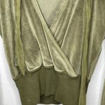 Joie  Velour‎ Pullover Thick Shirt Green Photo 5