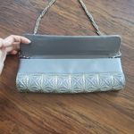 Elegant Silver Beaded Romantic Sequin Feminine Whimsical Sparkly Shoulder Bag Photo 1