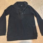 Banana Republic  stretch cotton black collared shirt size small Photo 0