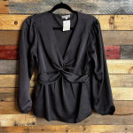 Pleione  Gray‎ Blouse Size Small Photo 0