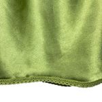 Bongo Y2K Womens Green Satin Babydoll Tank Top Lace Trim Small Fairycore Vintage Photo 11