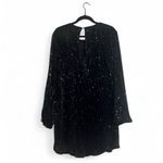 Celebrity Fashion by Hera Collection Dress Sz L Sparkling Black Sequins Size L Photo 1