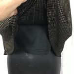 She + Sky black and gold sparkle crop Top Large Photo 2