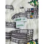 Aerie  Holiday City Boyfriend Flannel Pajama Top Button Up Sleepwear, Size Large Photo 3