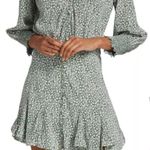 Veronica Beard Veronica‎ Beard Desio V-Neck Mini Dress Forest Green Multi Womens Size 10 NEW Photo 0