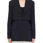 3.1 Phillip Lim women’s black Tiered Twill blazer jacket size 2 extra small XS Photo 14