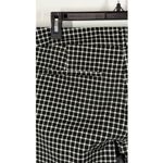 Old Navy  women’s High-Waisted Pixie Skinny Ankle black white check Pants size 12 Photo 7