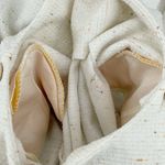 Vintage 80s Whirlaway Frocks Cream Slub Corporate Office Business Dress Size 12 Tan Photo 9