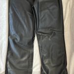 ZARA High-Waisted Faux Leather Leggings Photo 4