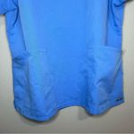 FIGS blue V neck front pockets short sleeve unisex scrub top size XL Photo 2