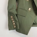 Boston Proper  Modern Double Breasted Blazer Military‎ Green Size 2 Photo 3