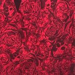 Living Dead Souls Skull Shirt Size XXL Red Photo 4