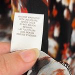 Roz & Ali  Chiffon Peplum Womens Top Sz 1X Boho Sheer Bell Sleeve Fall Lagenlook Photo 9